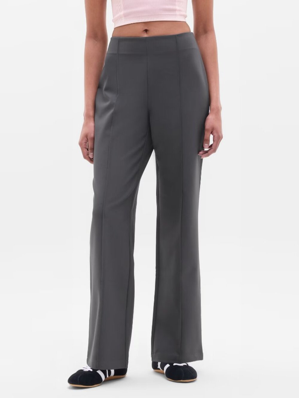 Athleta All Ways High Rise Bootcut Pant 6/T Shadow Gray